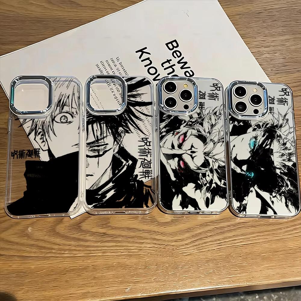 Jujutsu Kaisen Годжо Сатору Новый Чехол Для Телефона Для iPhone 17 Air 16 e 15 14 13 12 11 Pro Max Plus SE 2020 2022 Прозрачный Мягкий Чехол
