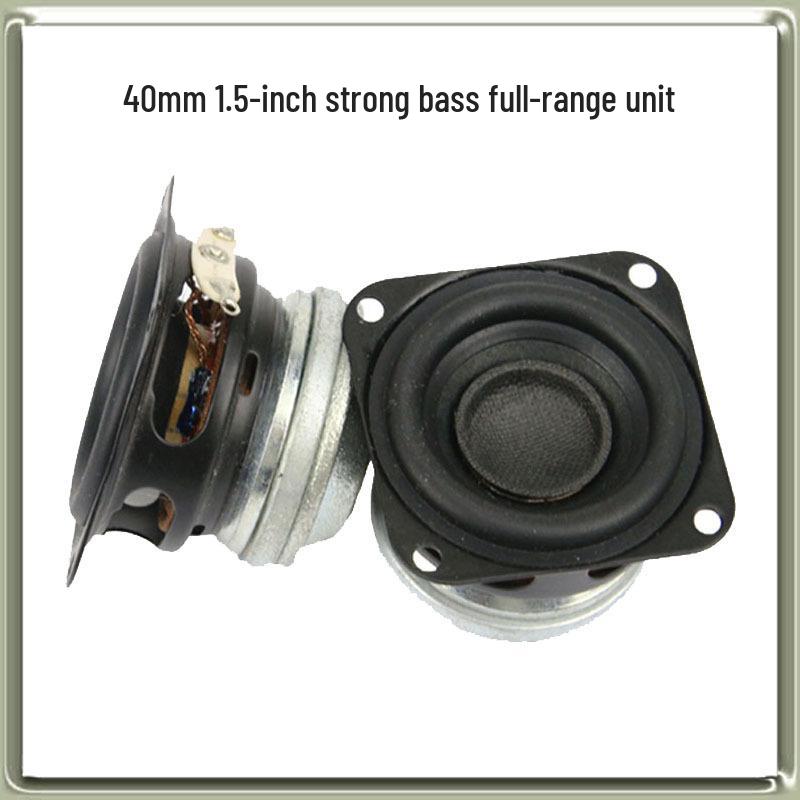 40MM 1,5-дюймовый полнодиапазонный динамик с мощными басами / Неодимовый магнитный 4 Ом 10 Вт Динамик для аудиофилов с большим ходом