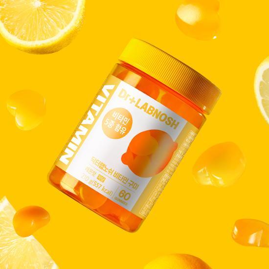 Доктор. Витаминные жевательные конфеты Lab Nosh (Витамин С/В1/В3/В6/В7) 60 таблеток (4 недели стоит) (на)