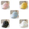 Street Style Unisex Baseball Hat With Long Brim For Kids Spring Autumn