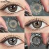 1 Pair New Contact Lenses for Eyes Korea Style Natural Color Soft Lenses 14.2mm Yearly Brown Pupils