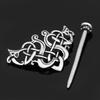 Viking Celtic Knot Hairpin: Retro Alloy Ethnic Style Hair Clip, Irish-Inspired Hair Accessory