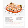 VEVOR Towable Tubes for Boating, 1-2 Riders Inflatable Towable Tube for Boat to Pull