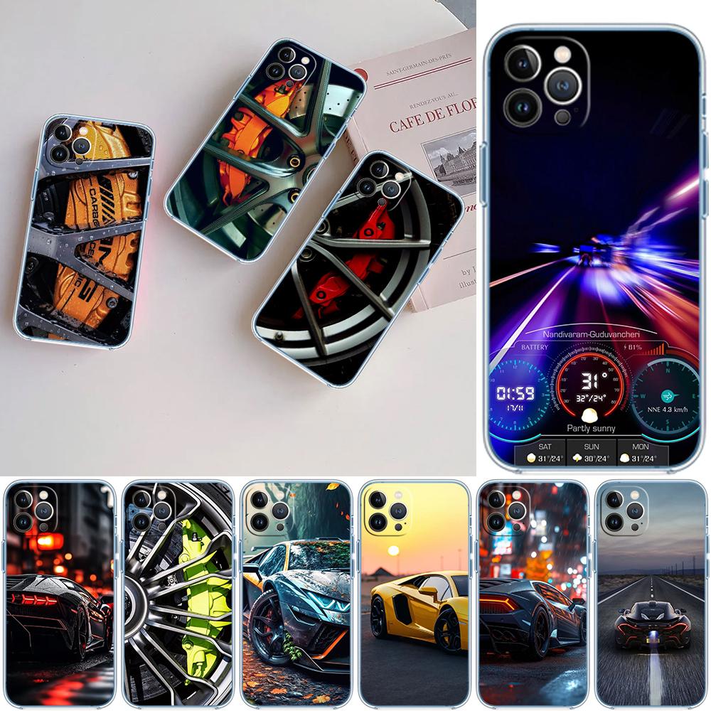 CJ97 Supercar Wheel Car Calipers Phone Case for Motorola Moto Edge 20 30 40 50 S30 Fusion Ultra Pro Neo Lite + G200 G23