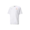 Logo Print Crew Neck Short Sleeve T-Shirt Men Tops White 605780-05