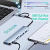 Type C HUB USB HUB USB 3.0 USB 2.0 TF / SD 5 Port Multi Splitter OTG For HUAWEI Aluminum Alloy USB 3.0 Hub for PC
