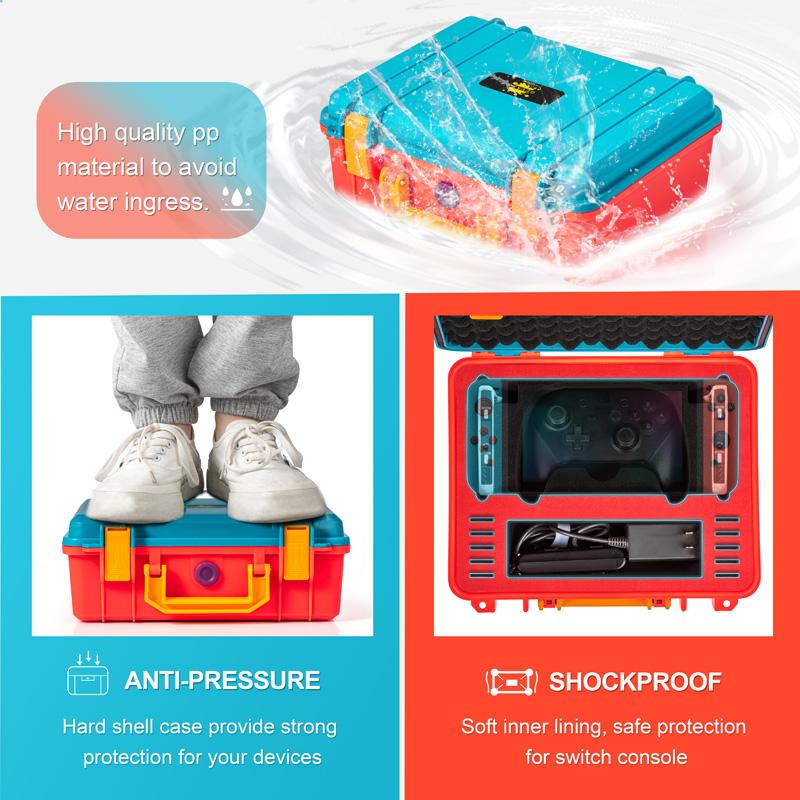 STARTRC the Legend of Zelda: Tears of the Kingdom Game Controller Case, Switch/PC Handheld Waterproof Storage Box