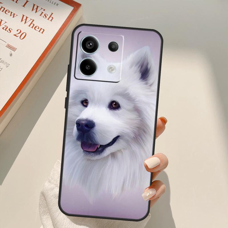 Чехол для телефона Japanese Spitz Dog Для Xiaomi Redmi Note 13 14 9 10 12 11 15 Pro Plus Чехол Для Redmi 15 C 12C 13C 14C 10C