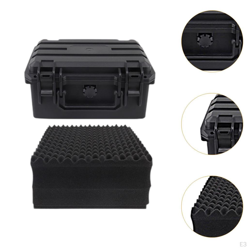 Hard Case Tool Box with Pre Cut Foam for Cameras And Outing Gear