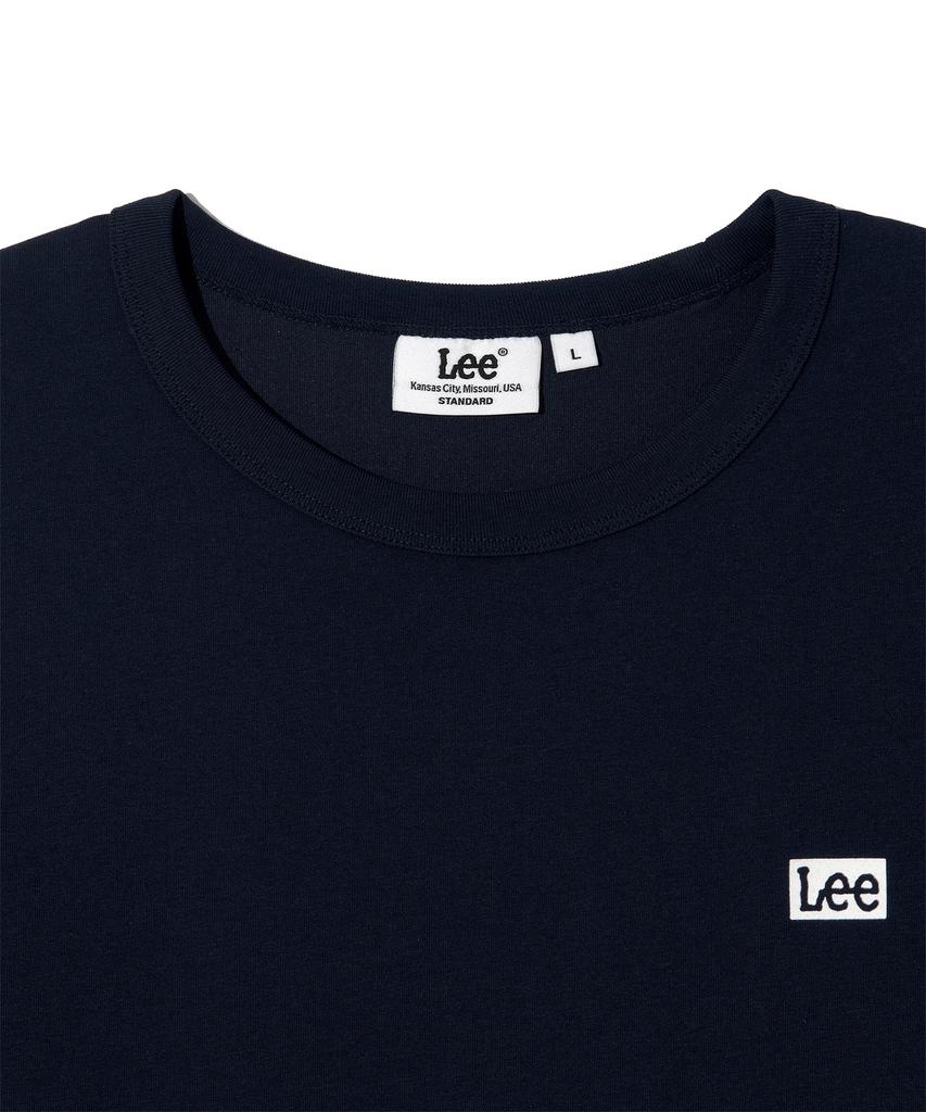 LEE Box Twitch Logo Short Sleeve T-Shirt Navy