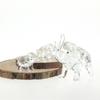 Modern Crystal Elephant Statue Cute Desktop Crystal Ornaments Baby Elephant Ornaments  Home