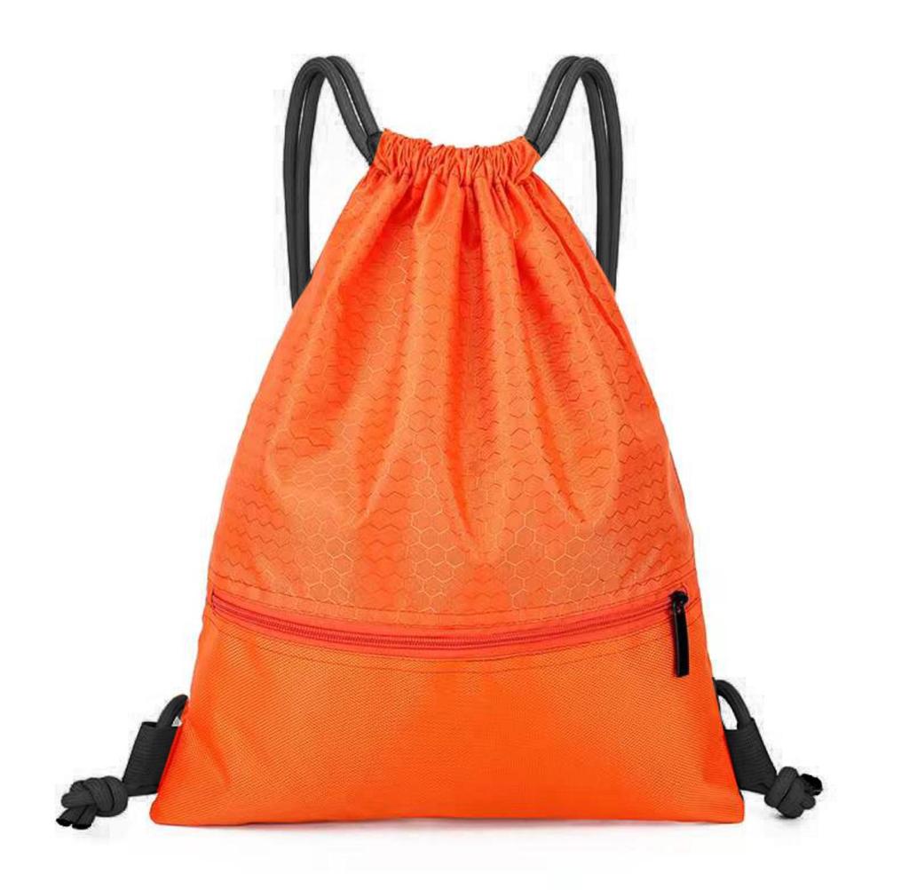 Waterproof Sports Drawstring Backpack for Fitness, Basketball, and Football Storage