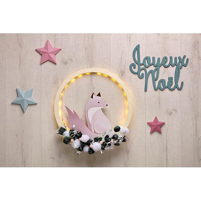 Wooden Shape To Decorate - ARTEMIO - Circles - 40, 26, 13 Cm - Brown - Mixed