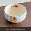 Керамическая тарелка Dudubowl с мультяшным рисунком