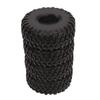 1.9in RC Car Tire Uneven Texture Surface Stable Grip Rubber Wheel Fit for 110 Remote Control