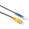 10 Pin Car Rear View 360° Backup Camera Video Input Output Cable Adapter Wiring Connector Radio Accessories