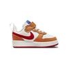 Nike Детские кроссовки Court Borough Low 2 TD Sail Hot Curry кремовые Game-Royal University-Red BQ5453-119