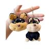 Cute Animal Bee Dog Plush Keychain Pendant Doll Keyring For Gifts