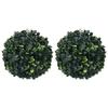 VidaXL Artificial Boxwood Balls, 2 Pcs 22 Cm