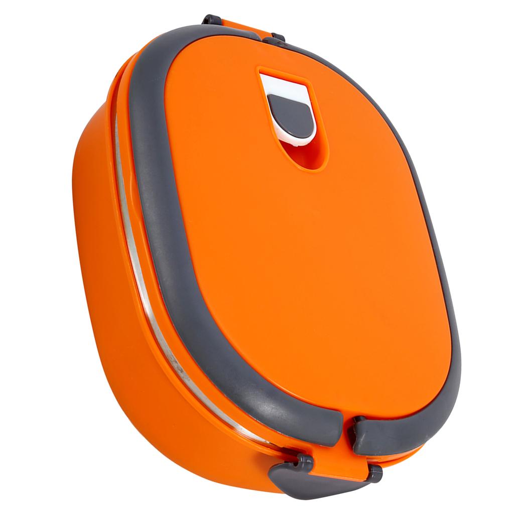 Изолированная нержавеющей сталью коробка для обеда ужина хранения еды 1 слой оранжевый