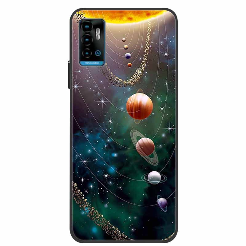 Для ZTE Blade A71 Чехол Силиконовая Задняя Крышка Чехол для Телефона Для ZTE Blade A71 Мягкие Чехлы для ZTE BladeA71 A 71 2021 Защитный Бампер