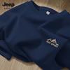 JEEP SPIRIT Men's 2025 Round Neck Loose Fit Sweatshirt