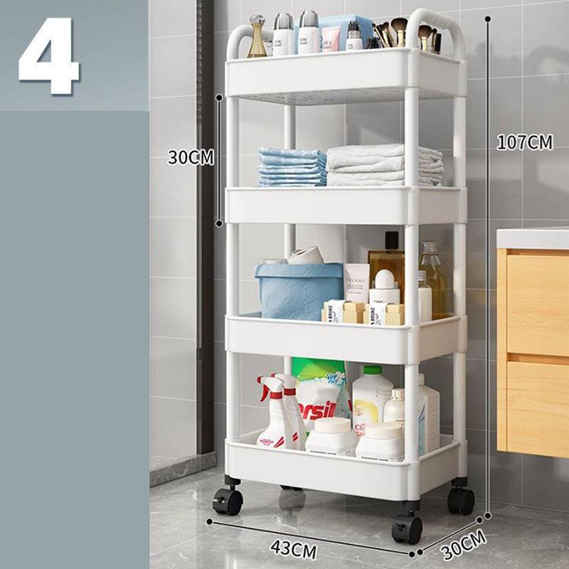 Стеллаж для хранения на тележке Напольный стеллаж для хранения Кухонный стеллаж для хранения Портативная корзина для овощей Стеллаж для хранения закусок Стойка для хранения туалета Мобильная сортировочная стойка Артефакт