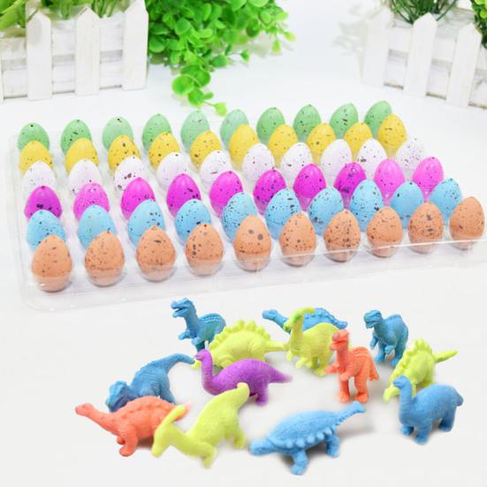 60Pcs Easter Dinosaur Egg Hatching Toy Kids Toddlers Boys Girls Dino Birth