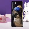 Смешной чехол с собакой мопсом для Oppo A60 A80 A40 A77 A57 A17 A74 A54 A94 A78 A98 A18 A38 A58 A96 A76 A16 A15 A5 Pro