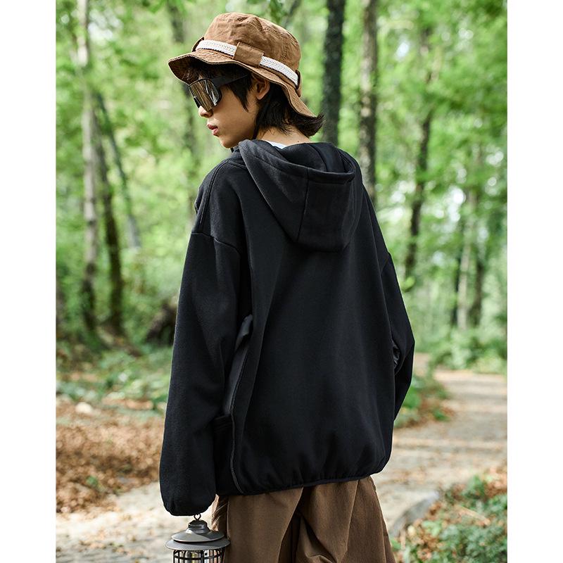 Koyama River Boys' Trendy Hooded Fleece Sweatshirt - Autumn 2025