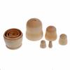 DIY Office Unpainted Russian Nesting Dolls Blank Wooden Embryos Matryoshka Doll Matrioska Dolls
