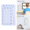 Portable Magnetic Daily Routine Chart for Kids Track Tasks and Schedule with Detachable Memo Board and Pen