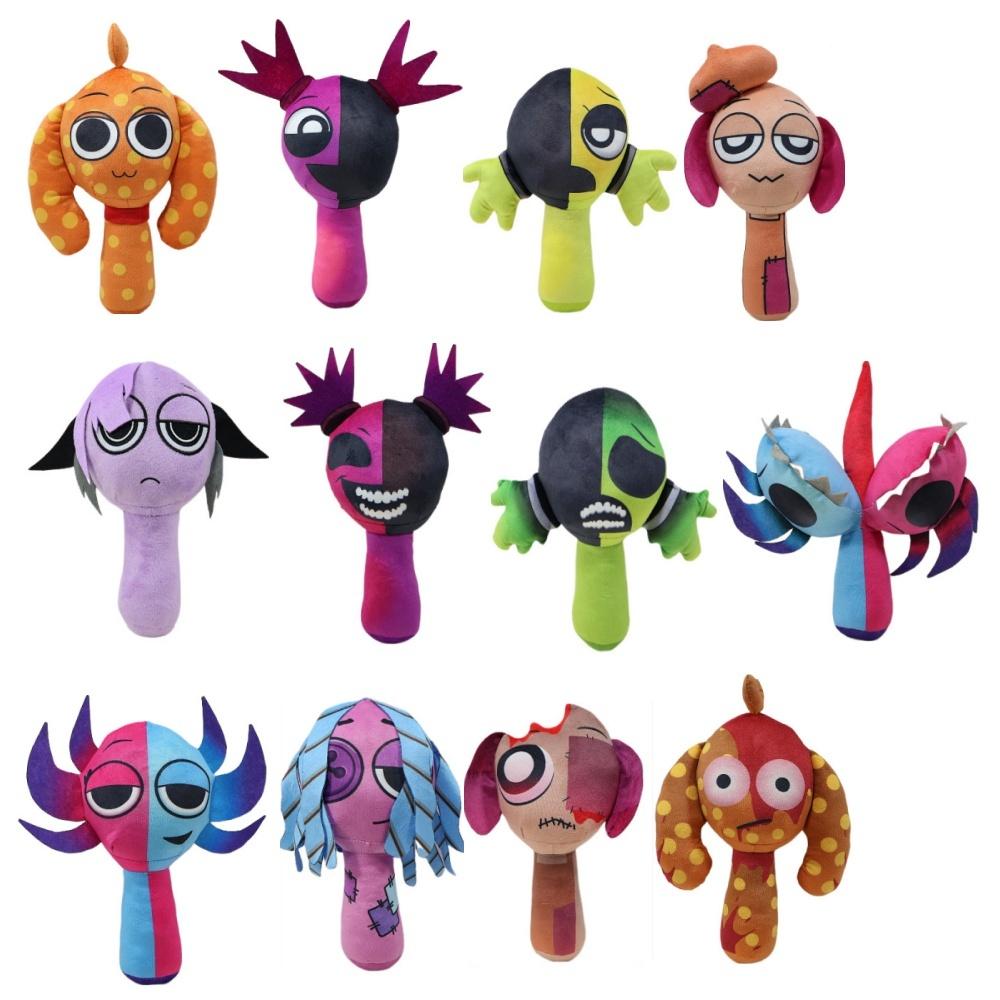 2025 Sprunki Incredibox Мягкие игрушки Sprunky Peluche Мягкая плюшевая игрушка для игр, мультфильмов, детских подарков на день рождения, Рождественский подарок