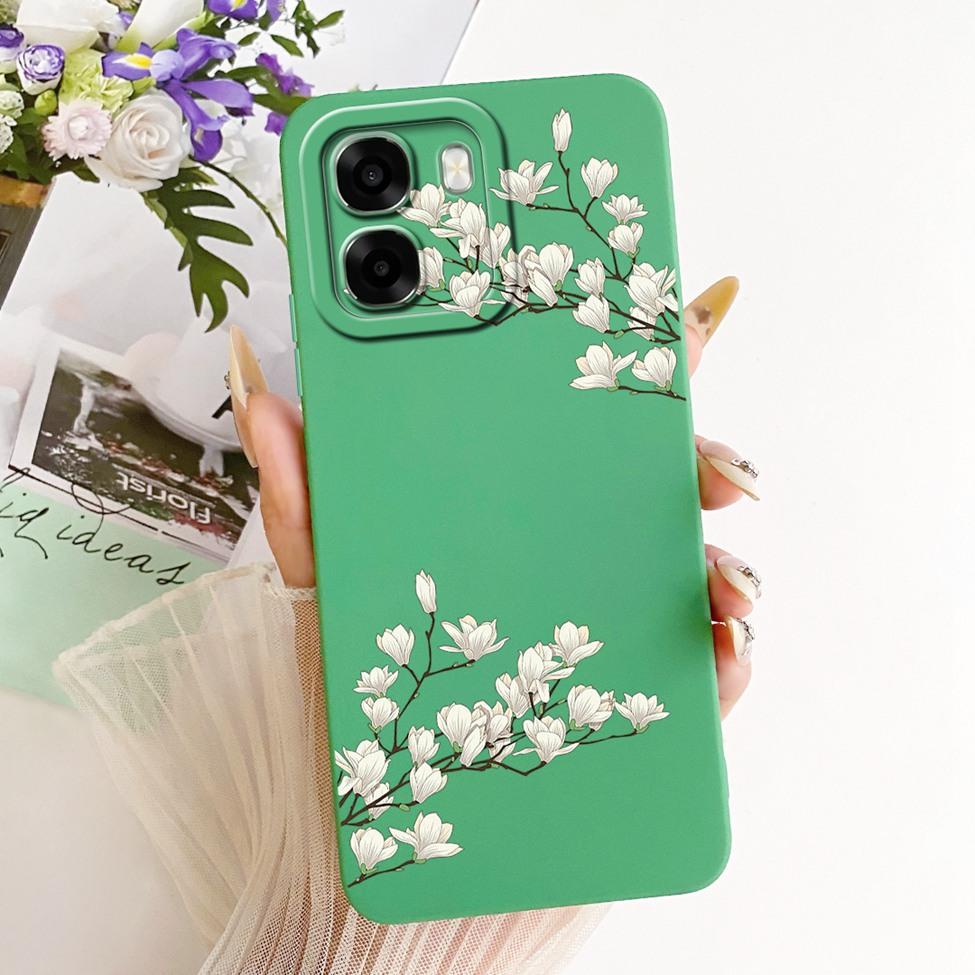 Чехол для телефона Oppo A6x 4G CPH2819 5G CPH2783 Чехол для Oppo A6x Милый Кавайный Роскошный Модный Цветы Крутой Расписной Силиконовый Корпус