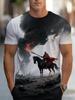 Fashion Japanese Bushido Graphic T Shirts For Men Summer Trendy Short Sleeve 3D Printed T-shirts Cool Oversized Harajuku Tees