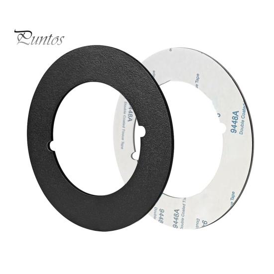 1/2Pcs Round Door Knob Plates Self Adhesive Scratch-Resistant Simple Installation Door Handle Cover Filler Fixing Repair Plates