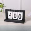 1pc Wooden Calendar,Yearly Desk Calendar Decoration, DIY Wooden Calendar, Creative Year-Round Decoration for Home and Office
