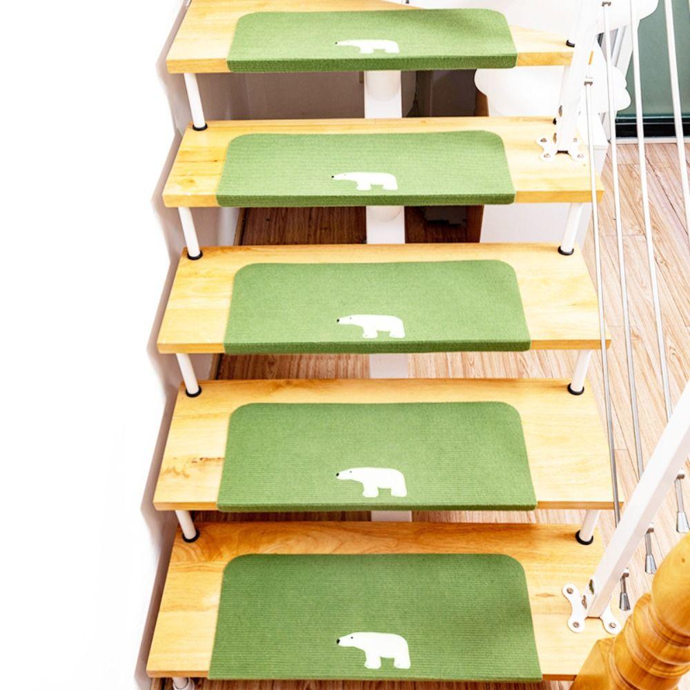 Напольный ковер самоклеящийся безопасный бесшумный водопоглощающий напольный коврик коврик для ступеней ковер накладка на ступени коврик для лестницы