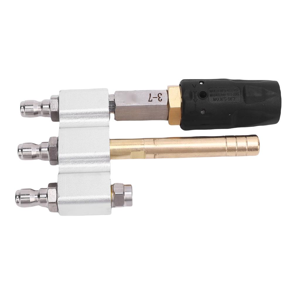 Насадка для мойки высокого давления с длинным соплом 3 в 1 10004050PSI 14 дюймов Быстрое соединение 060 градусов Поворот