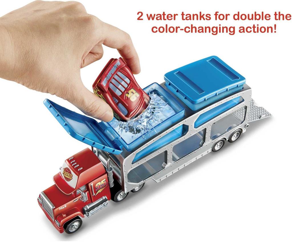 Disney Cars Minicar Cars Color Changers Mack Dip and Dunk Trailer Mack Color Changer Color When Sprinkled with / (changes Water!) [Item]