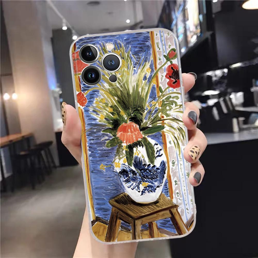 Чехол для телефона с картиной Анри Матисса для iPhone 15 14 11 12 13 Mini Pro XS Max Чехол 6 7 8 Plus X XR SE 2020 Funda Shell