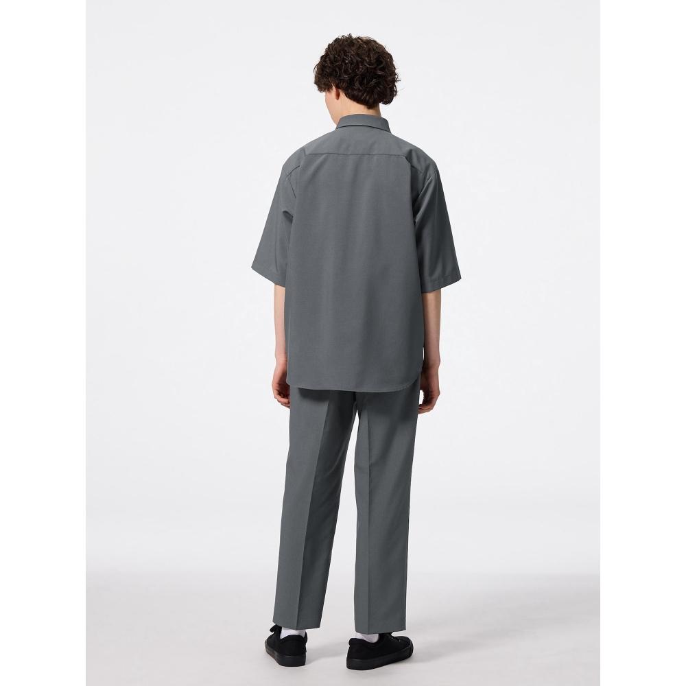 GU by Uniqlo Брюки Dry Tuck Wide Easy стандартной длины 67,5–71,5 см 