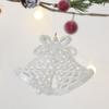 Пластиковый Рождественский Елочный Орнамент Блестящий Мини-Блестящий Кулон Рождественский Ангел Девушка Подвеска Вечеринка
