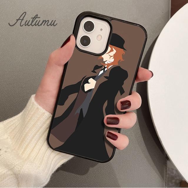 Чехол для телефона Bungo Stray Dogs Anime для iPhone 11 12 13 14 Pro Max mini X XR XS SE 2020 5 6S 7 8 Plus Samsung Galaxy S21 S22
