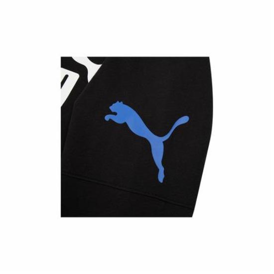 Puma Мужская черная однотонная спортивно-повседневная толстовка с капюшоном и принтом логотипа 676667-56