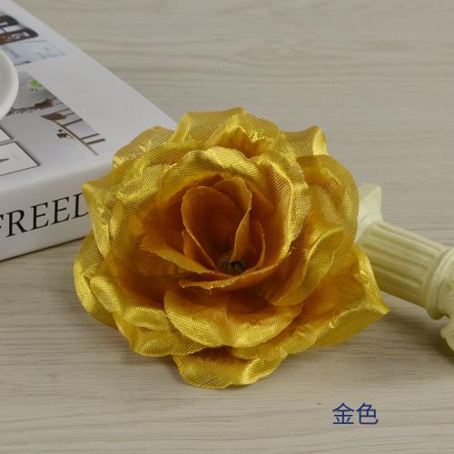 Artificial Flower 10cm Silk Rose Head For Wedding Home New Year Decoration DIY Garland Scrapbook Gift Box Craft Flower 10-100pcs