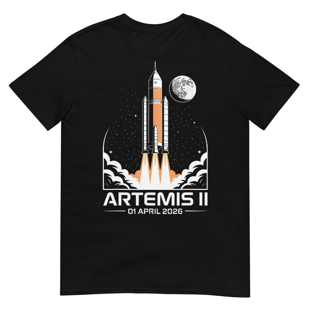 Artemis Ii Launch To The Moon Space Mission April 2026 TShirt