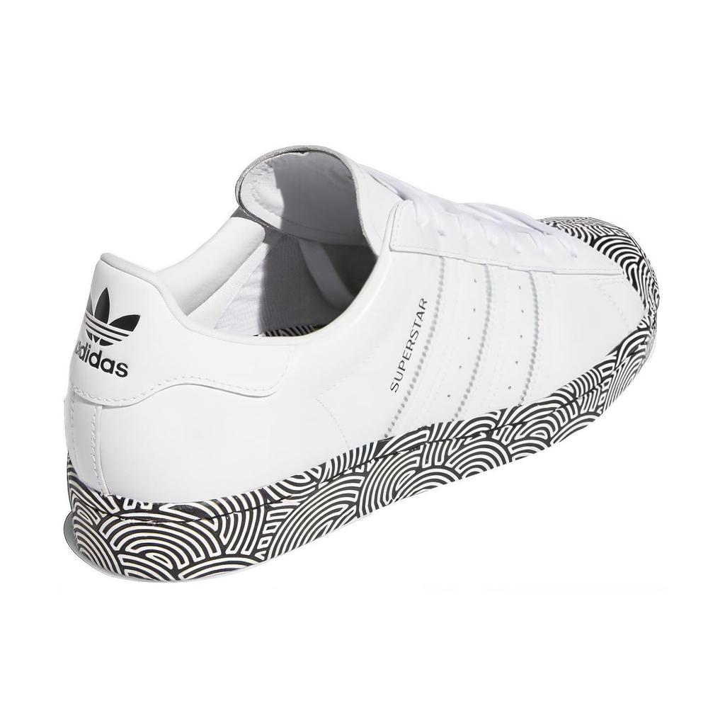 Hirocoledge x adidas Superstar Такахаси Хироко - Белые Черные Унисекс Кроссовки Облачно-Белый Основной-Черный Сигнально-Розовый FY1588