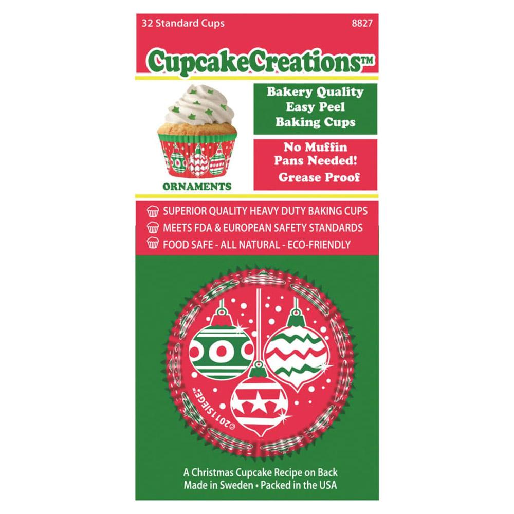 CCC Standard Ornaments Cupcake Cups 32pk