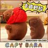 Endearing Capybara Plush Toy Keyring With Plush Fabric And Adorable Features